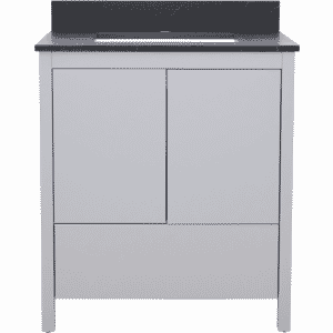 Hanleigh 30 in. Vanity with Slab Doors 